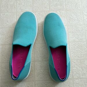Rothy's Women's Aqua Slip-On Sneakers